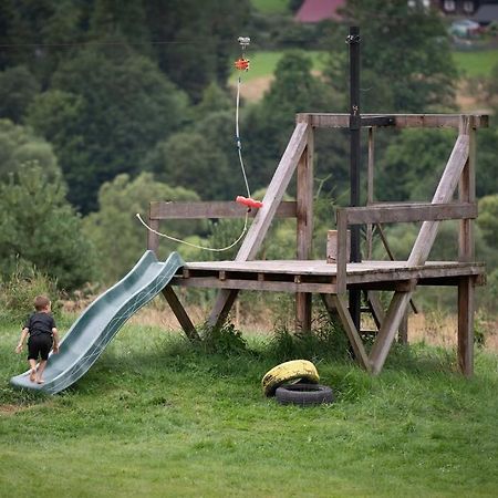 Polanka Beskid Niski Cute Cabin With Spectacular Views Hanczowa المظهر الخارجي الصورة