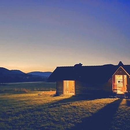 Polanka Beskid Niski Cute Cabin With Spectacular Views Hanczowa المظهر الخارجي الصورة