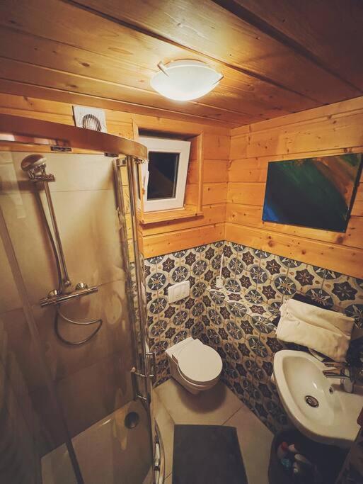 Polanka Beskid Niski Cute Cabin With Spectacular Views Hanczowa المظهر الخارجي الصورة