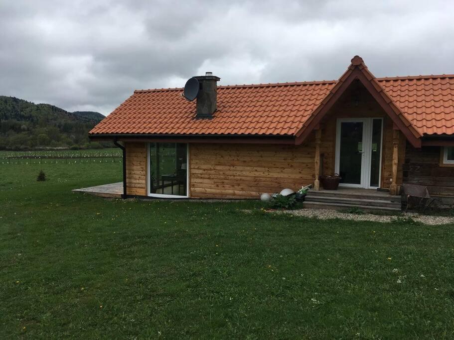 Polanka Beskid Niski Cute Cabin With Spectacular Views Hanczowa المظهر الخارجي الصورة